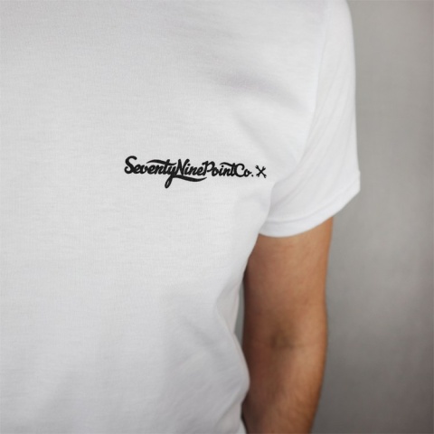 koszulka motocyklowa biała scrambler