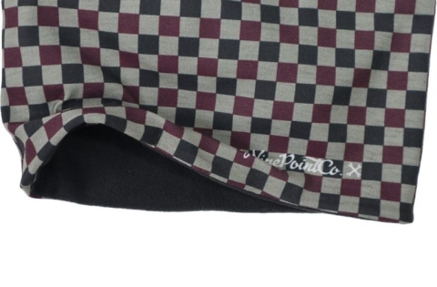 komin motocyklowy z polarem w szachownicę Checkmate