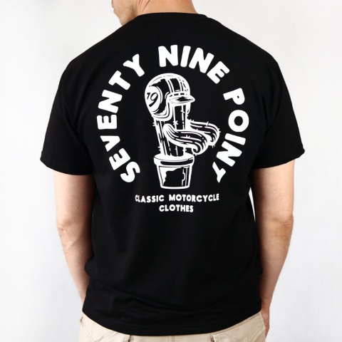 koszulka motocyklowa czarna cactus rider