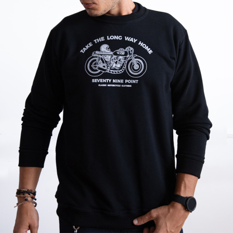 bluza motocyklowa czarna Take The Long Way Home