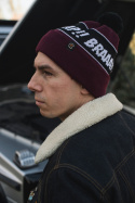 Czapka Zimowa 79 Point Braaap! - Burgundowa