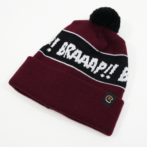 Czapka Zimowa 79 Point Braaap! - Burgundowa