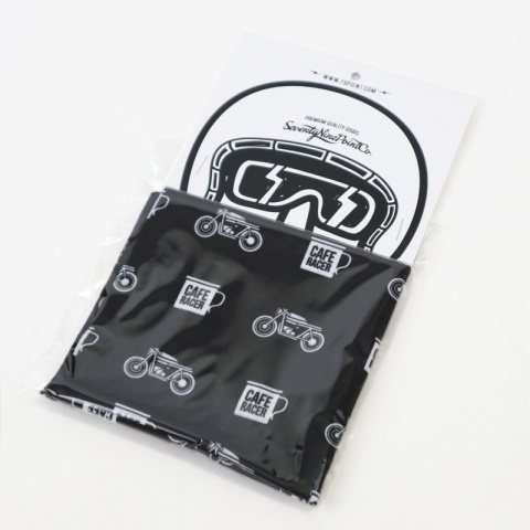 Komin motocyklowy 79 Point Black Cafe Racer