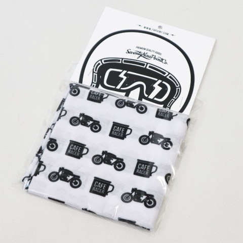 Komin motocyklowy 79 Point White Cafe Racer