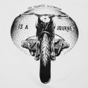 koszulka motocyklowa biała moto journey