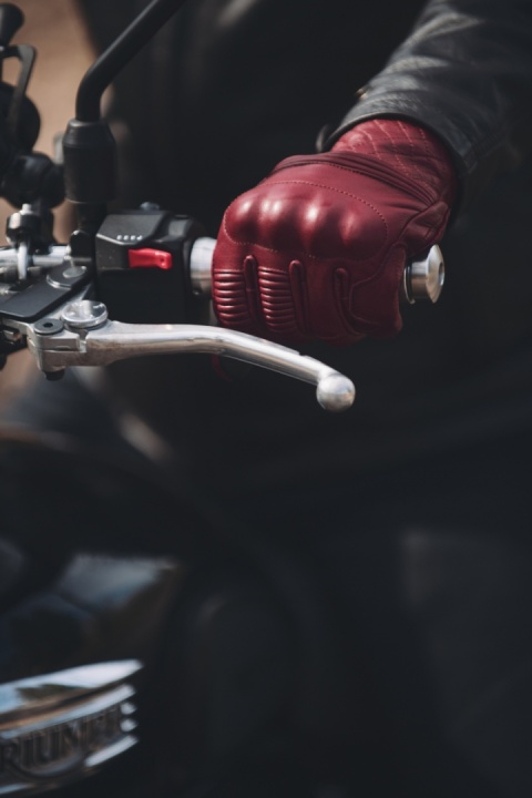 Rękawice motocyklowe British Oxford Blood