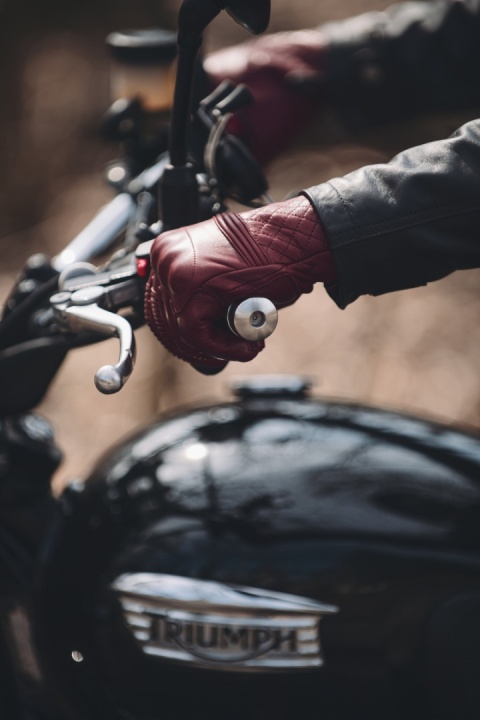 Rękawice motocyklowe British Oxford Blood