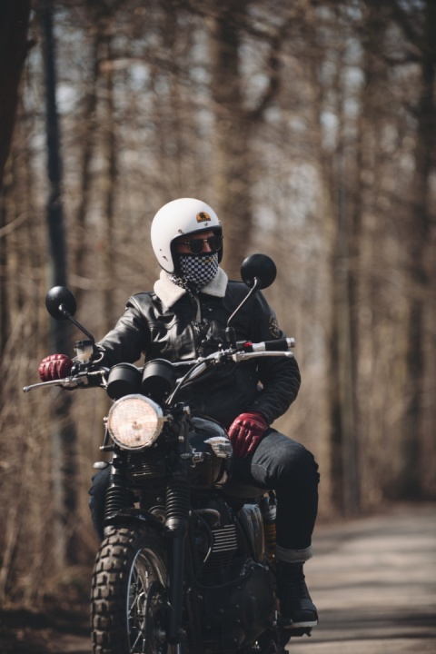 Rękawice motocyklowe British Oxford Blood