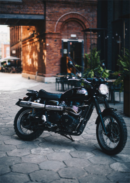 Zdjęcie A3 - Triumph Scrambler 900cc (fot. Michał Szubert)