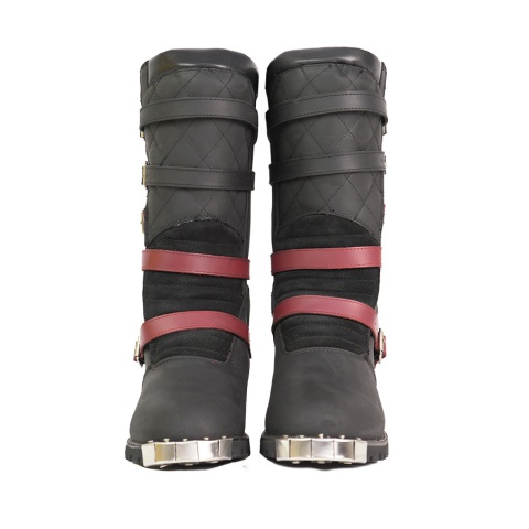 buty turystyczne dla motocyklisty w stylu vintage