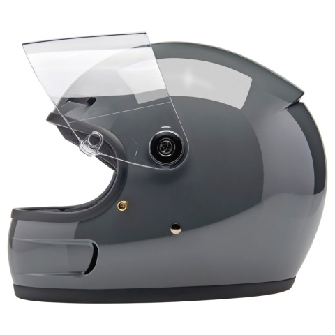 kask motocyklowy vintage biltwell gringo sv szary polysk