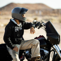kask motocyklowy vintage biltwell gringo sv szary polysk