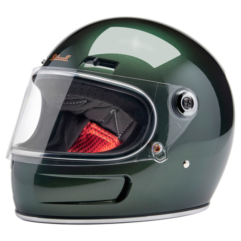 kask motocyklowy vintage biltwell gringo sv metallic sierra green
