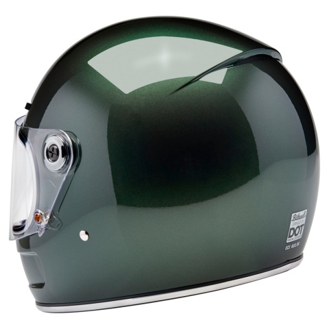 kask motocyklowy vintage biltwell gringo sv metallic sierra green