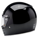 kask motocyklowy vintage biltwell gringo sv czarny polysk