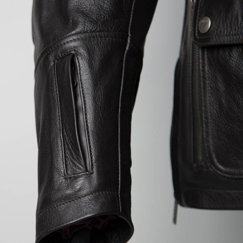 klasyczna skórzana kurtka motocyklowa