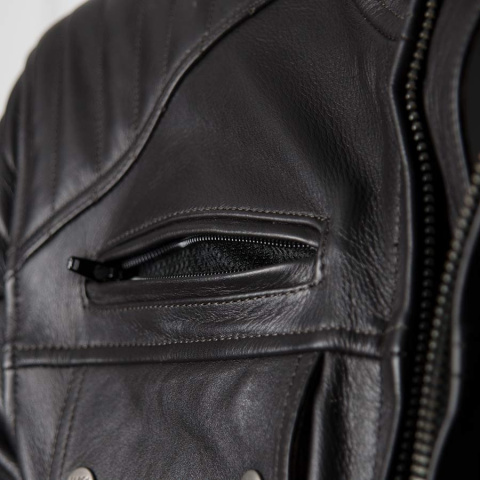 klasyczna skórzana kurtka motocyklowa